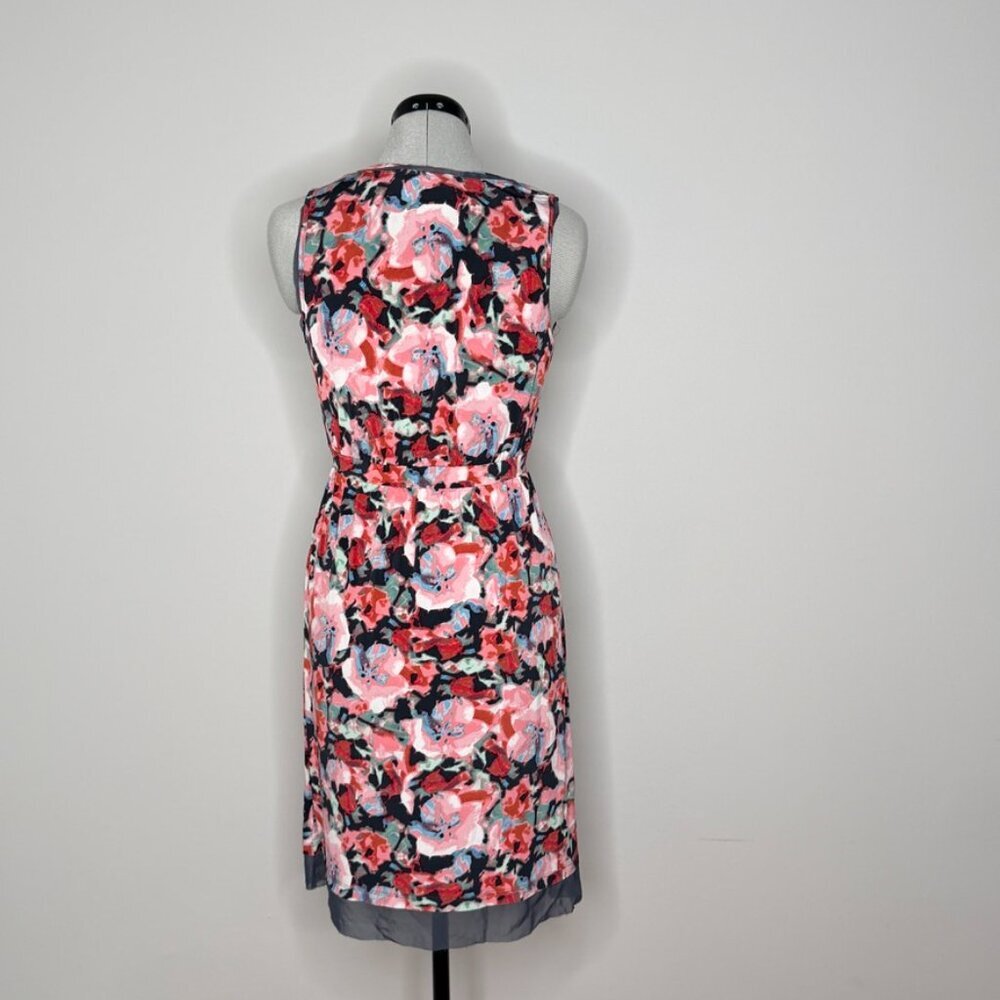 Simply Vera by Vera Wang Floral Dress with Sheer Hem - Picture 3 of 7